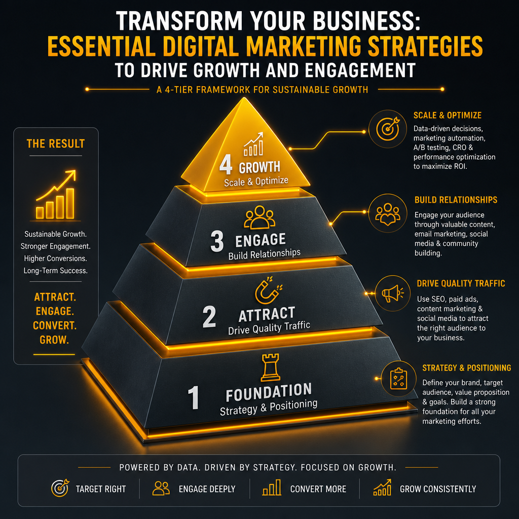 Transform Your Business with Essential Digital Marketing Strategies - Strategic Framework