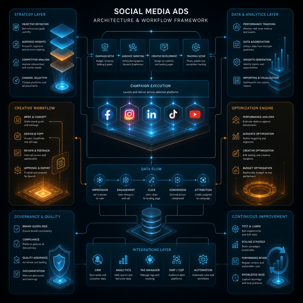 Social Media Ads Strategy and Architecture Blueprint 2026
