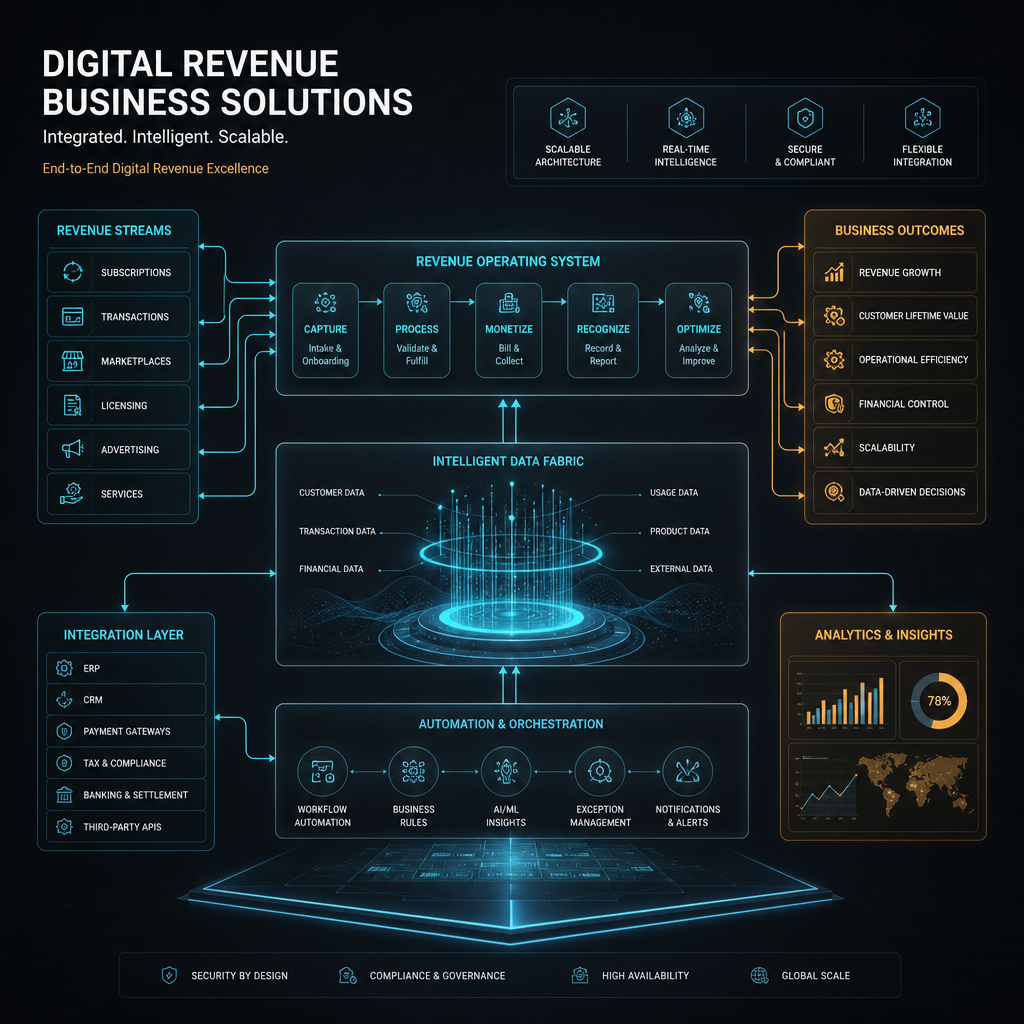 digital revenue business solutions Strategy and Architecture Blueprint 2026
