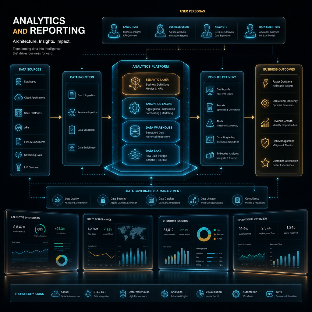 Analytics and Reporting Strategy and Architecture Blueprint 2026