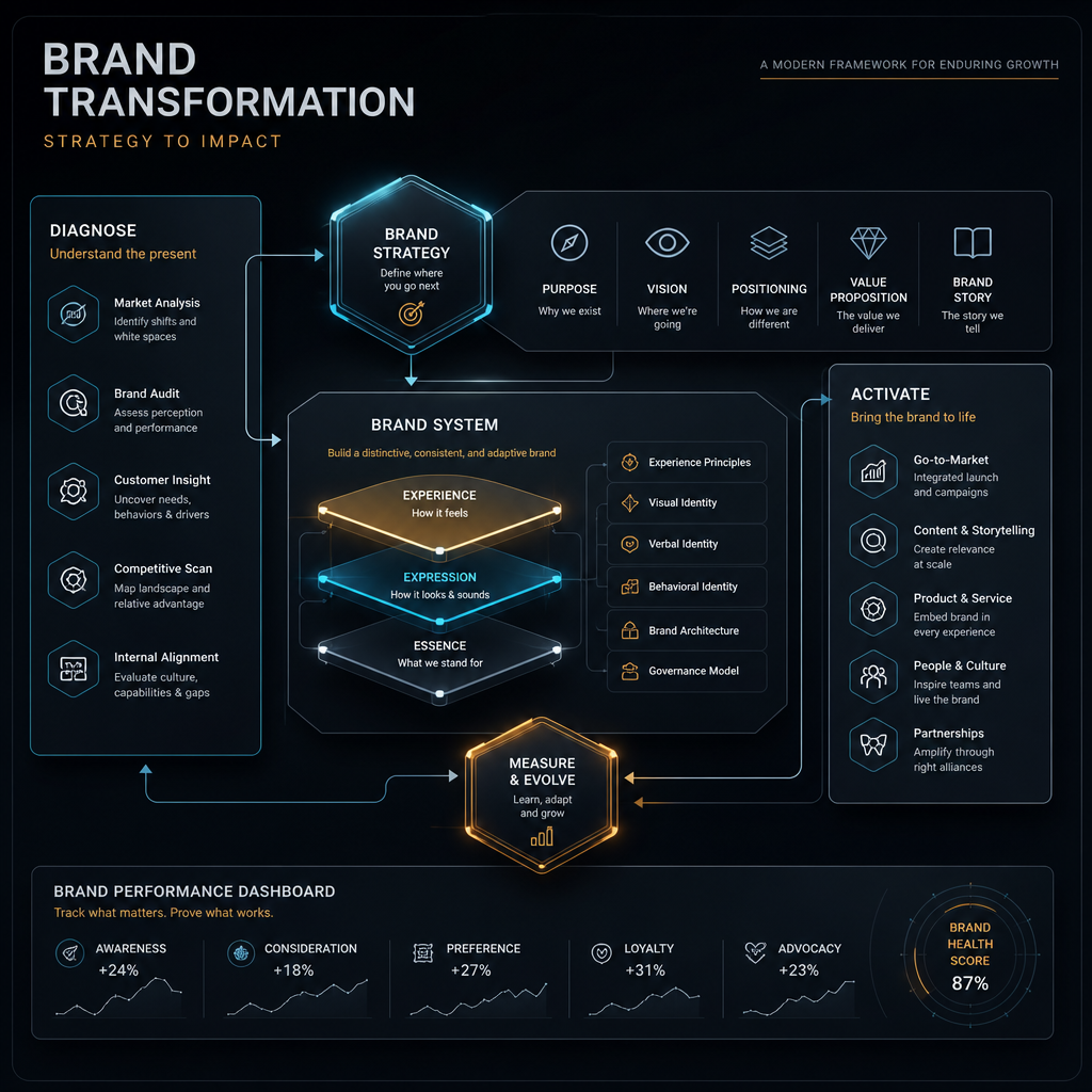 brand transformation Strategy and Architecture Blueprint 2026